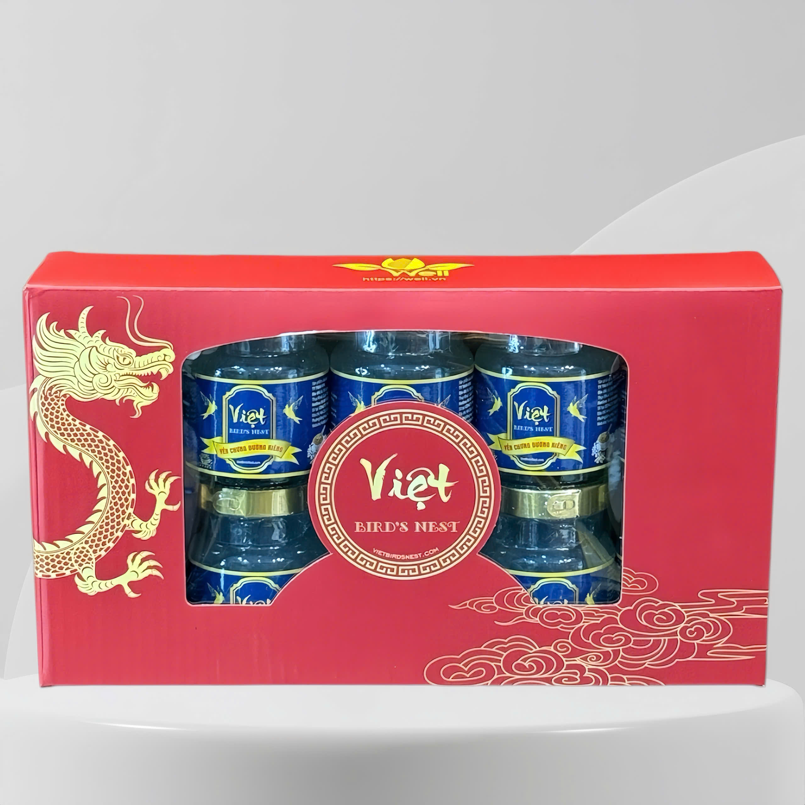 Hộp 10 hũ yến chưng đường kiêng Việt Bird's Nest